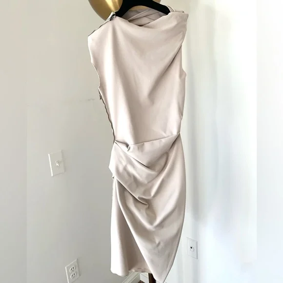 LANVIN SS11 Sleeveless Beige Dress